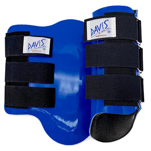 DAVIS horse splint boots (color: blue).
