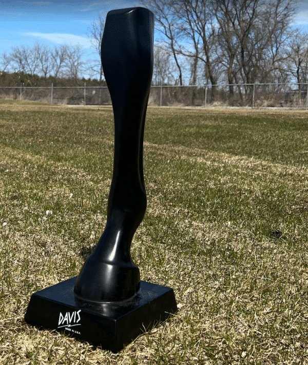 DAVIS Plastic Display Horse Leg front right view.